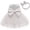 White, variant on Splozh Birthday Girl Outfit Princess Dress Baby Girl Pageant Lace Dress Toddler Party Bowknot Tutu Gown Dress with Headwear,Gold,12-18 Months
