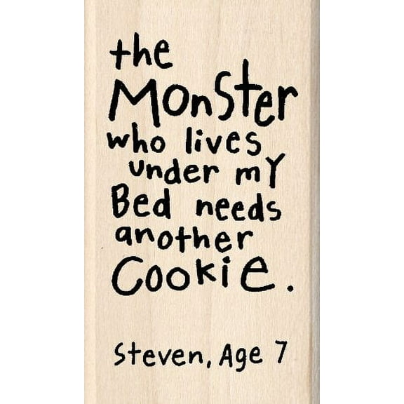 Inkadinkado Wood Stamp, Monster