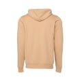 thumbnail image 3 of Unisex Poly-Cotton Fleece Full-Zip Hooded Sweatshirt - HEATHR SAND DUNE - XL, 3 of 3