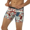 thumbnail image 3 of Disketp Patchwork In Country Style Men's Boxer Briefs Men’s Underwear Boxer Briefs for Men, 3 of 7