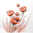 thumbnail image 3 of Atelier B Art Studio 15x15 Black Modern Framed Museum Art Print Titled - WATERCOLOR WILD FLOWERS, 3 of 5