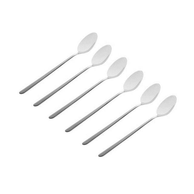 Godinger 46308 Rampe en Acier Inoxydable 18-0 Satfade Cuillère à Café Glacée - 6 Pièces