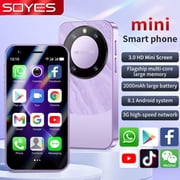 SOYES F8 Pro Max 3.0 HD Display Small Smartphone Android 8.1 1GB RAM 16GB ROM 2000mAh Face Recognition Mini Mobile Phone