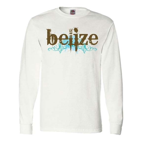 Inktastic Belize Country Grunge Shirts Long Sleeve T-Shirt