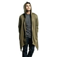 thumbnail image 4 of Victorious Long Length Drape Cape Cardigan Hoodie - Multiple Colors & Sizes, 4 of 8