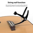 thumbnail image 4 of Riwcyla 5,in,1 Guitar Acoustic Guitar String Cutter/Pick Holder/Pin Puller Transfer Clip Alloy Guitar for Folk Classical Guitars Ukulele Bass String Instruments Accessories, 4 of 6