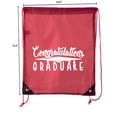 thumbnail image 2 of Senior Graduation Drawstring Backpacks Personalized Party Favor Cinch Bags - Congratulation, 2 of 2