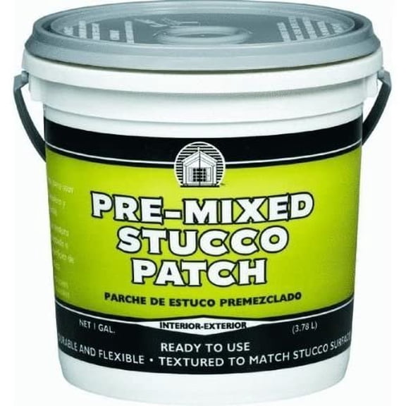 DAP Prmx Stucco Patch - Interior Paint - 1 Gallon Interior & Exterior Use, Professional Finish