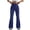 Blue1, variant on Capris Pants For Women High Waist Regular Solid Flared Workout Yoga Pants Trousers Seamless Womens Yoga Pants