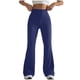thumbnail image 1 of Pantalones de yoga de cintura alta y talle alto para mujer - Pierna ancha, poliéster/spandex, tallas S-XXL, aptos para fitness/casual, secado rápido, alta elasticidad, 1 of 5