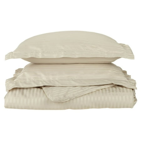 Impressions Selick Stripe Microfiber Reversible Duvet Cover Set