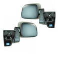 thumbnail image 3 of For 03-06 Wrangler (TJ) Rear View Mirror Manual Textured Black Folding SET PAIR, 3 of 5