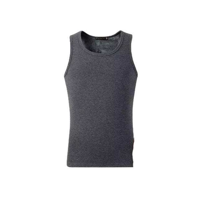 Sonducket Ropa interior térmica para hombre, chaleco de terciopelo grueso para otoño e invierno, ropa interior para exteriores, camisetas cálidas, ropa conjuntos de ropa Chaleco gris oscuro Sonducket AP013593-08