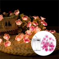 XYCCY Creative Cherry Blossoms Fairy Lights Flower String, Pink ...