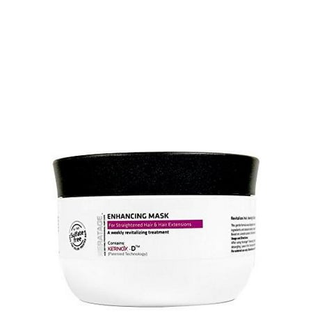 Keratage Enhancing Mask  8.5 fl.oz. for straightened hair & (Best Way To Straighten Hair Without Flat Iron)