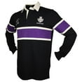 thumbnail image 3 of Malham Scotland Thistle Longsleeve Rugby Men's Shirt 100% Soft Cotton, 3 of 4