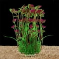 thumbnail image 2 of LEEYNEER Large Aquarium Plants Artificial Plastic Fish Tank Plants Decoration Ornament for All Fish, 2 of 6