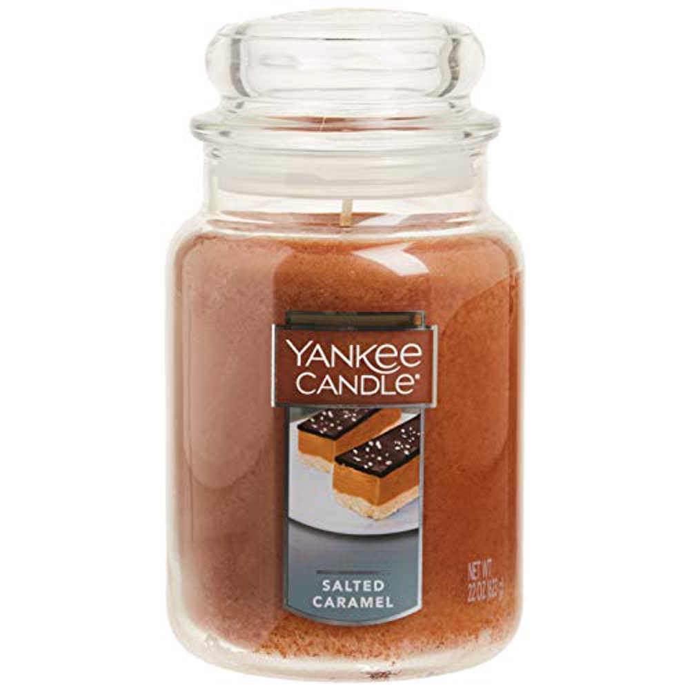 Yankee Candle 22Ounce Jar Candle, Large, Salted Caramel