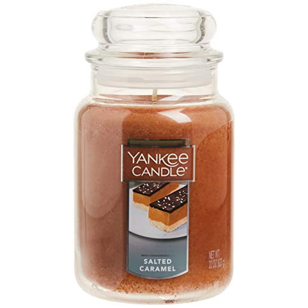 Yankee Candle 22Ounce Jar Candle, Large, Salted Caramel