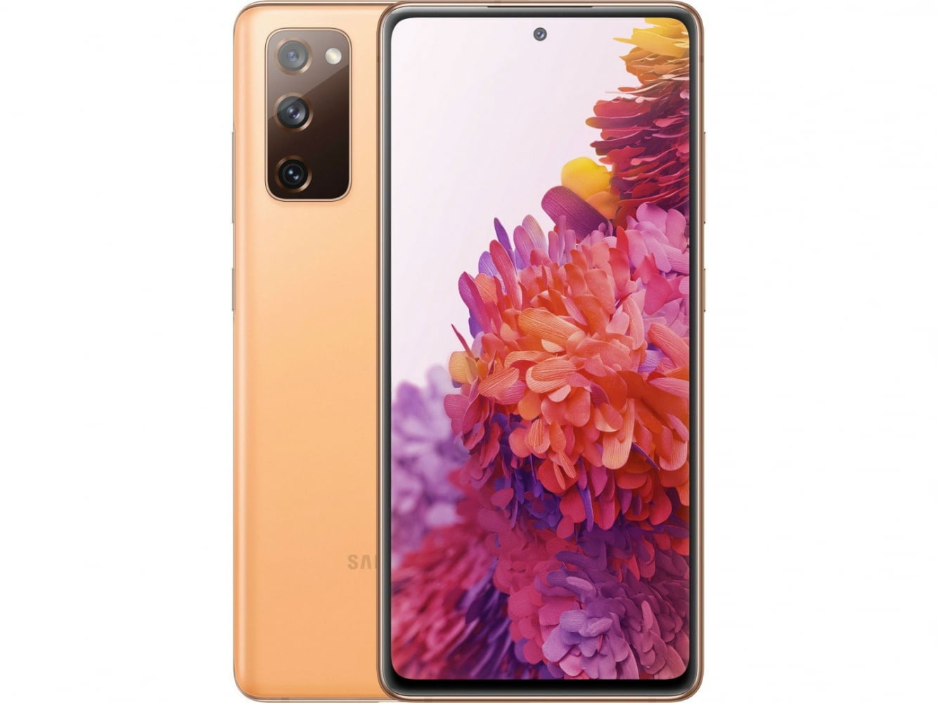 Pre-Owned Samsung Galaxy S20 FE 5G, 128GB, Cloud Orange - Unlocked - Shadow Burn in (Good)