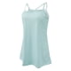 thumbnail image 4 of Camiseta sin mangas con tirantes finos y tirantes de rayas verdes de color rosa claro para mujer, ropa informal de verano Macarena  camiseta sin mangas de cami, 4 of 8