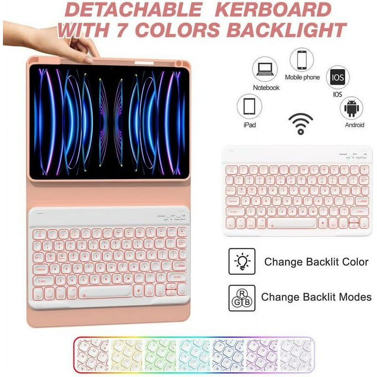 iPad Pro 12.9 6th/5th/4th Generation Case with Keyboard(2022 iPad Pro 12.9 6th/5th/4th Generation Case with Keyboard(2022