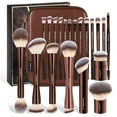 thumbnail image 1 of Set de Brochas de Maquillaje MAANGE 20 Piezas de Punta Doble con Estuche, 1 of 9