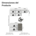 thumbnail image 2 of Cocina Integral Completa Modular Madesa Vik 180cm BG 02, 2 of 3