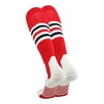 thumbnail image 2 of Baseball Stirrup Socks Pattern I (Scarlet/White/Navy, Medium) - Scarlet/White/Navy,Medium, 2 of 5
