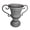 Gray, variant on Yatlte Rustic Farmhouse Flower Pot, Antique Urn Planter Pedestal Vase Distressed Metal Vase Tall Trumpet Fancy Arrangement Pots for Centerpiece Flower Holder for Wedding Party Home