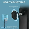 thumbnail image 5 of Resenkos Poolside Basketball Hoop Stand - 36.5"-48.5" Adjustable Height, Clear Backboard & Fillable Base (Whole Family Use), Blue/Black/Red/Multicolor​, 5 of 7
