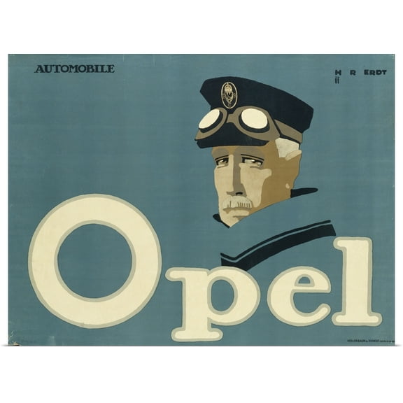 Great BIG Canvas | Rolled Hans (1883-1925) Erdt Poster Print entitled German advertisement for 'Opel' brand cars, Berlin, 1911