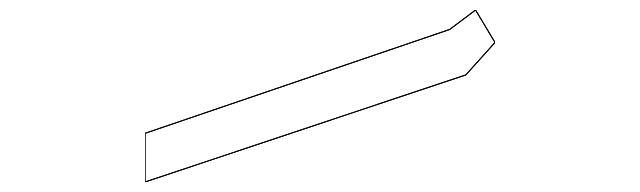 Genuine OE Toyota Frame Molding - 75737-0D010