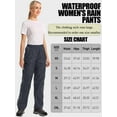 thumbnail image 4 of FEN AI Waterproof Hiking Pants for Women Windproof Rain Work Pant Ladies Lightweight Fishing Outdoor Trousers with Zipper Pockets, 4 of 10