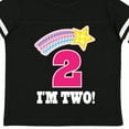 thumbnail image 4 of Inktastic 2nd Birthday 2 Year Old Girls Rainbow Star Girls Toddler T-Shirt, 4 of 5