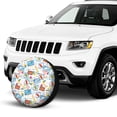 thumbnail image 4 of Kll Summer Stamp Tire Cover,Universal Wheel Tire Cover For Trailer, Rv, Suv, Truck,Camper And Many Vehicle,(17 Inch), 4 of 8