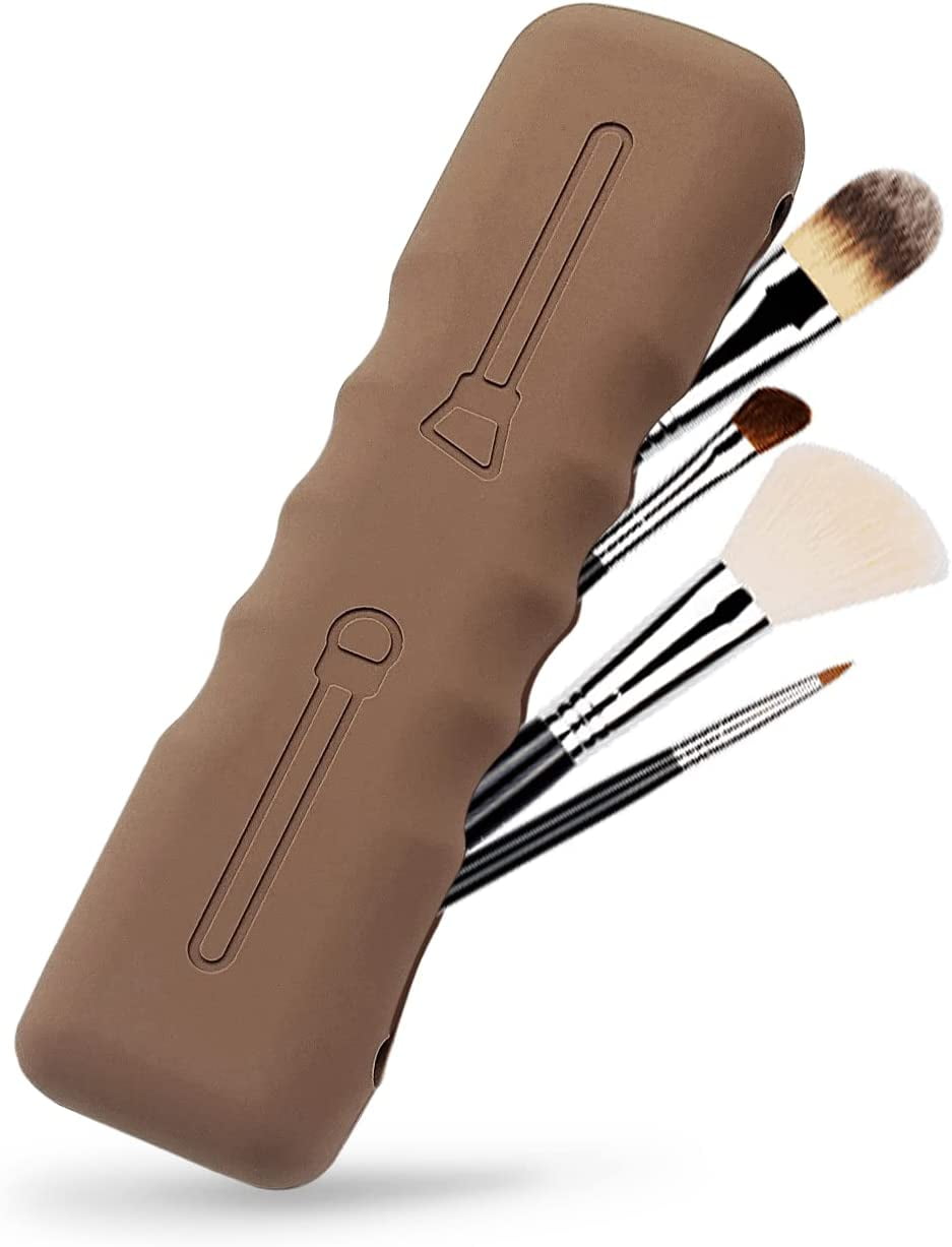 Makeup Brush Holder,Travel Makeup Bag,Silicone Makeup Brush Holder,Mak –  TweezerCo