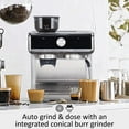 thumbnail image 3 of Ataucjin Espresso Machine With Grinder, 20 Bar Semi Automatic Espresso Machine With Milk Frother Steam Wand, Macchiato, Home Espresso Maker With Milk Frother, 2.8 Liter Water Tank, 3 of 9