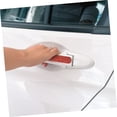 thumbnail image 3 of 20 pcs Red Protector Cover Accessories Side Crystal Bling Stickers- Films Stickers Protection Door Paint Scratch Reflective Protectors Decals Car Handle Long Rhinestone Universal, 3 of 5