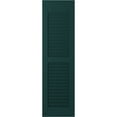 thumbnail image 6 of Ekena Millwork 18"W x 56"H Americraft Two Equal Louver Exterior Real Wood Shutters (Per Pair), Thermal Green, 6 of 10