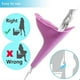 thumbnail image 2 of Field Emergency New Design Women Urinal Outdoor Travel Camping Portable Female Urinal Soft Silicone Urination Device Stand Up, 2 of 5