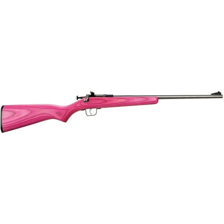 DO NOT PUBLISH Crickett 226 Crickett Bolt .22 Long Rifle 16.12" Pink Laminate, Stainless Steel
