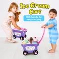 thumbnail image 3 of Set de juego Torlam Ice Cream Cart Playset, juguete de comida para niños, 3 of 7