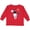 Red, variant on Inktastic Astronaut the Moon Spaceship and Shooting Star for Light Colors Boys or Girls Long Sleeve Toddler T-Shirt