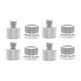 thumbnail image 2 of 8x Aluminum Alloy Mic Thread Adapter,5/8 Female to 3/8 Male and 3/8 Female to 5/8 Male Screw Adapter Thread for Camera Tripod Adapter, 2 of 8