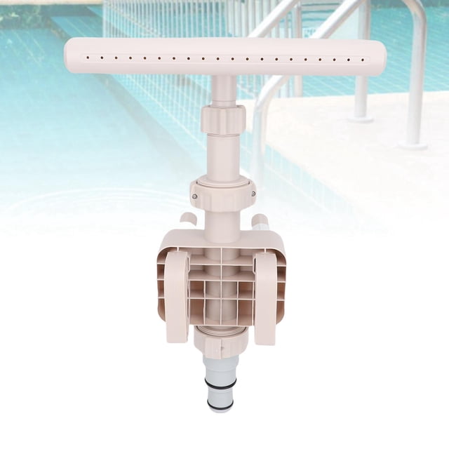 Pool Waterfall Fountain, Water Efficient PVC Easy Installation Pool Fountain 360 Degree for Home