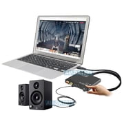 2-in-1 DAC Digital Audio decoder USB Sound Card Plug-n-Play 192kHz High Sampling