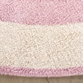 thumbnail image 3 of Safavieh Easy Care Anselmo Bordered Area Rug, Ivory/Pink, 4' x 4' Round, 3 of 7