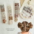 thumbnail image 5 of 5 Pair Children's Hair Clips with Butterfly Bows, Soft Hair Barrettes Easy to Wear Hair Decors for Daily and Party Use, 5 of 8