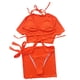 thumbnail image 4 of Traje de cuatro piezas Mujer Vendaje Sólido Cómodo Bikini Push-Up Acolchado Traje de baño Traje de baño Conjunto de ropa de playa OAVQHLG3B Store  lin121212, 4 of 4